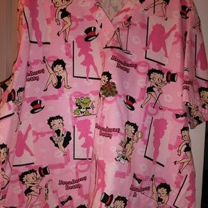 Betty boop scrub top
